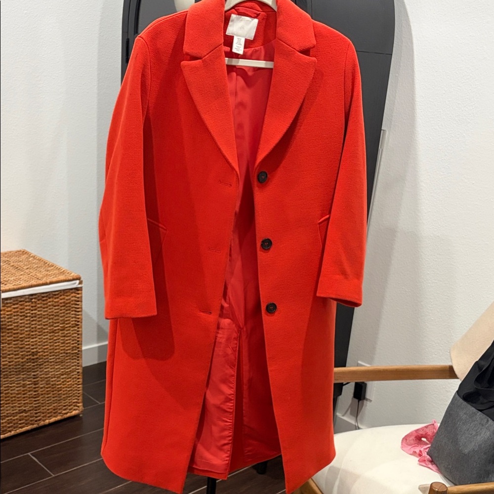 H&M Orange Coat